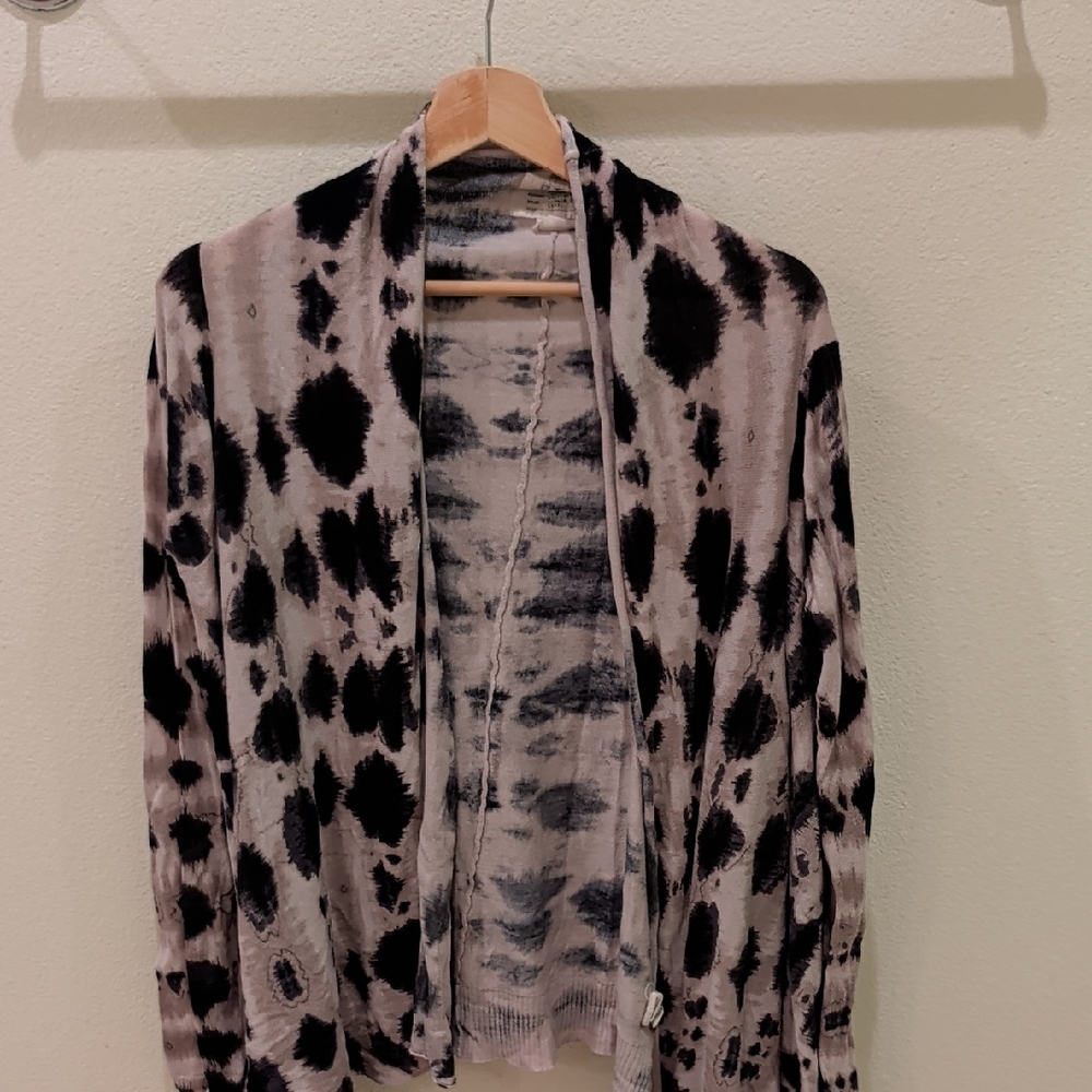 Billabong Black and Cream Patterned Cardigan